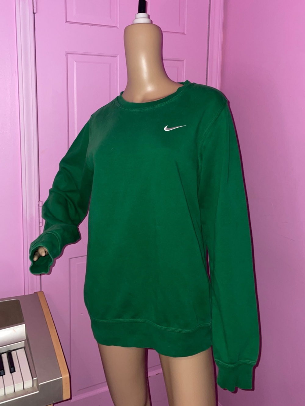 Green Nike crewneck sweatshirt